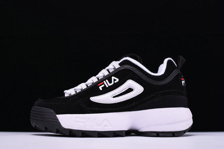 FILA Ray Sawtooth Disruptor 2 Women Black White With White Logo